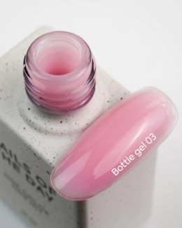 NAILSOFTHEDAY Bottle gel 03 - różowy żel do wzmocnienia i naprawy, 10 ml