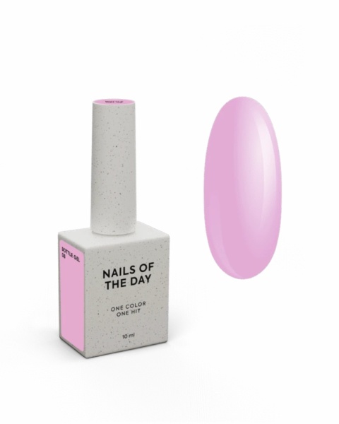 NAILSOFTHEDAY Bottle gel 08 - chlodno-różowy żel do wzmocnienia i naprawy, 10 ml