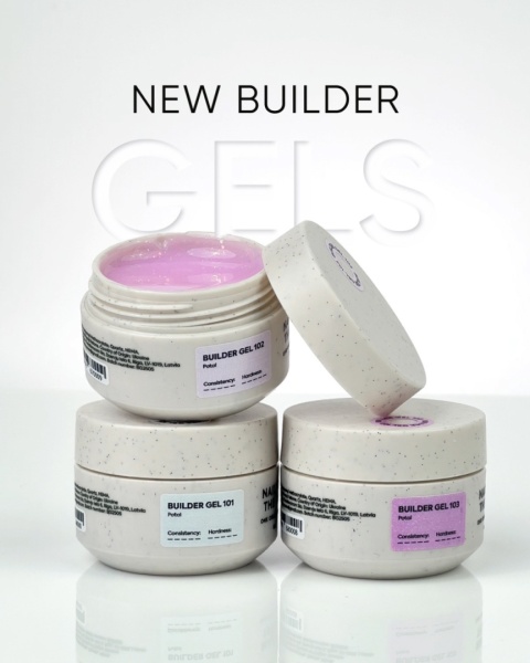 NAILSOFTHEDAY Builder gel 106 - żel budujący z płatkami juki, 15 ml