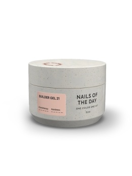 NAILSOFTHEDAY Builder gel 21 - żel budujący w ciepłym karmelowym odcieniu, 15 ml