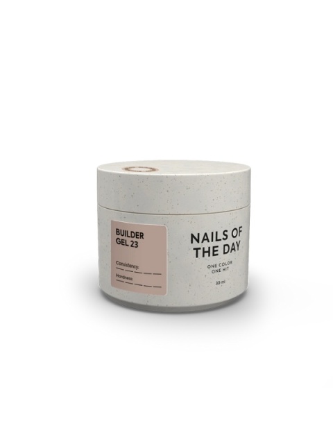 NAILSOFTHEDAY Builder gel 23 - гель для нарощування нігтів у натуральному нюдовому відтінку, 30 мл