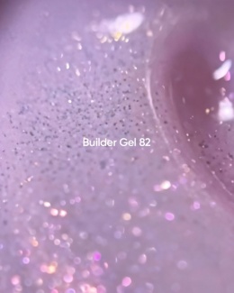 NAILSOFTHEDAY Builder gel 82 - różowy żel budujący z perłowym połyskiem, 15 ml