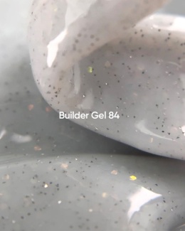 NAILSOFTHEDAY Builder gel 84 - mleczny żel budujący z opalowym polyskiem oraz drobinką odblaskową, 15 ml
