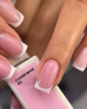 NAILSOFTHEDAY Cover base NEW 02 - półprzezroczysta różowa nude baza hybrydowa, 10 ml