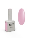 NAILSOFTHEDAY Cover base NEW 02 - półprzezroczysta różowa nude baza hybrydowa, 10 ml