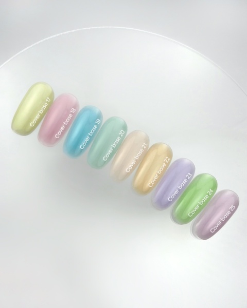 NAILSOFTHEDAY Cover base NEW 21 - translucent peach base coat, 10 ml