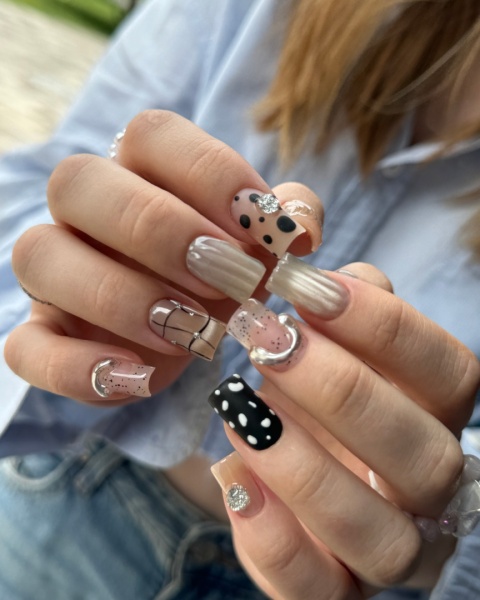 NAILSOFTHEDAY Korean cat eye 01 – світло-сірий гель-лак "котяче око", 10 мл