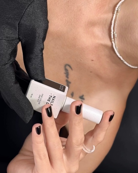 NAILSOFTHEDAY Black Gel Polish - gel polish, 10 ml