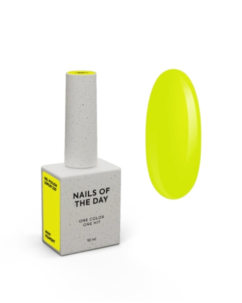 NAILSOFTHEDAY Lemon Gel Polish - lakier hybrydowy, 10 ml