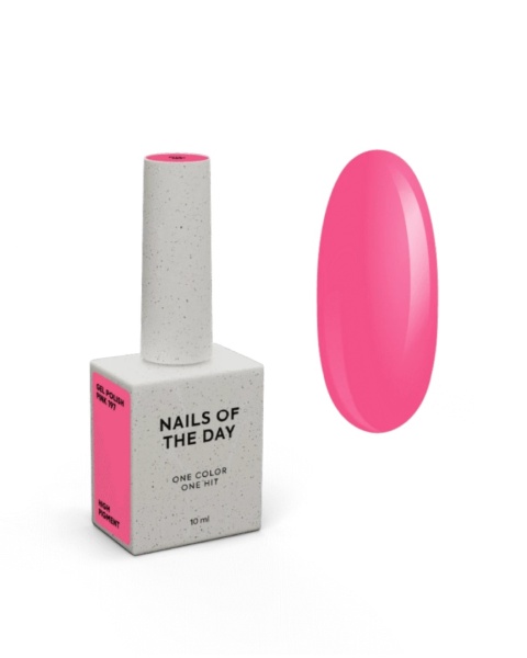 NAILSOFTHEDAY Pink Gel Polish - lakier hybrydowy, 10 ml
