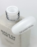 NAILSOFTHEDAY White Gel Polish - lakier hybrydowy, 10 ml