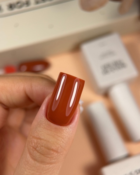 NAILSOFTHEDAY Terracotta Gel Polish – warm brick-toned gel polish, 10 ml