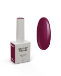 NAILSOFTHEDAY Wine Gel Polish - elegancki winny lakier hybrydowy z czerwono-fioletowym tonem, 10 ml
