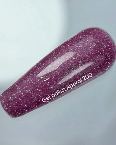 NAILSOFTHEDAY Aperol Gel Polish - różowy odblaskowy lakier hybrydowy, 10 ml