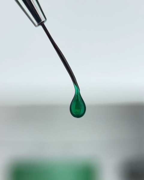 NAILSOFTHEDAY Builder gel 52 Vitrage - zielony witrażowy żel budujący, 15 ml