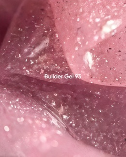 NAILSOFTHEDAY Builder gel 93 - beżowo-różowy żel budujący z drobinką odblaskową, 15 ml