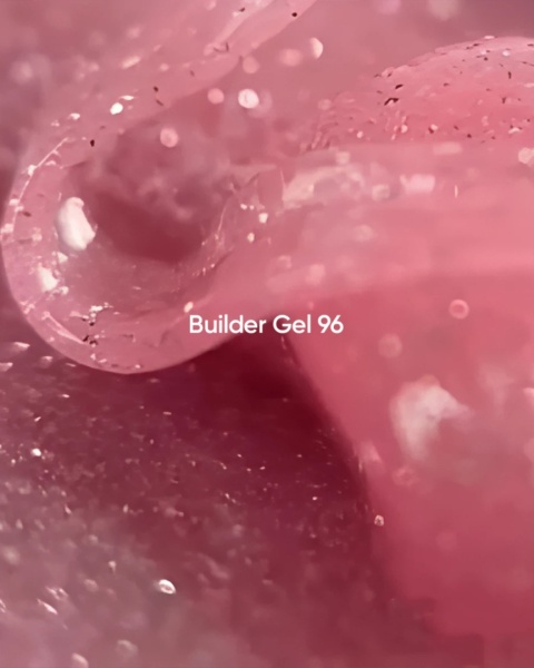 NAILSOFTHEDAY Builder gel 96- brzoskwiniowy żel budujący z drobinką odblaskową, 15 ml