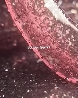 NAILSOFTHEDAY Builder gel 97- brązowy żel budujący z drobinką odblaskową, 15 ml