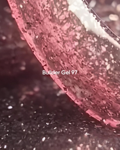 NAILSOFTHEDAY Builder gel 97- brązowy żel budujący z drobinką odblaskową, 15 ml