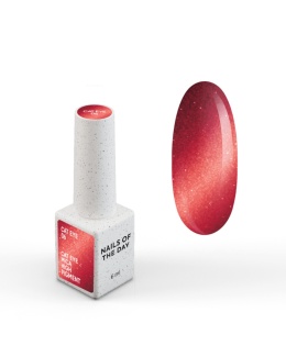NAILSOFTHEDAY Cat Eye Gel Polish 06 – czerwony lakier hybrydowy z efektem 