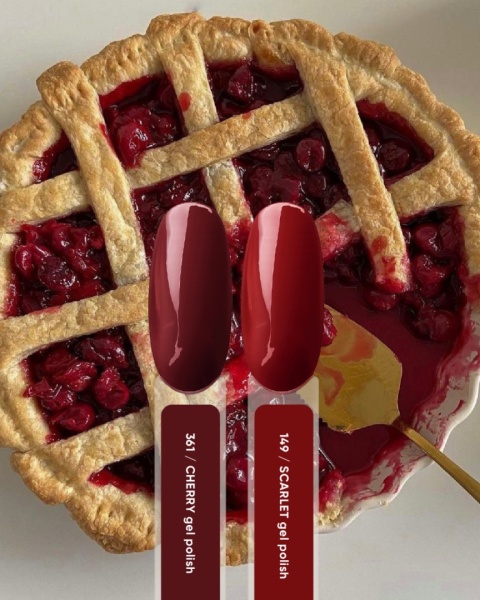 NAILSOFTHEDAY Cherry Gel Polish - lakier hybrydowy, 10 ml