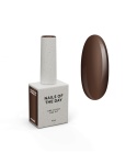 NAILSOFTHEDAY Color top Vitrage 17 - witrażowy ciemnoczekoladowy top hybrydowy bez lepkiej warstwy, 10 ml