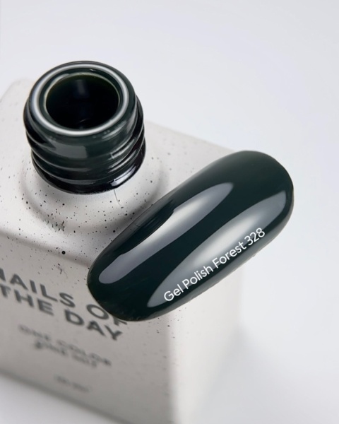 NAILSOFTHEDAY Forest Gel Polish - глибокий приглушений зелений гель-лак, 10 мл