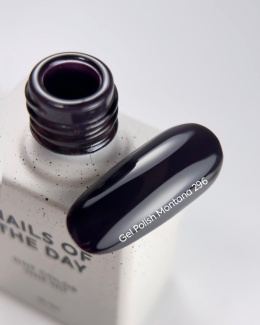 NAILSOFTHEDAY Montana Gel Polish - bardzo ciemny śliwkowy lakier hybrydowy, 10 ml
