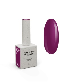 NAILSOFTHEDAY Beetroot 367 Gel Polish - wytworny, ciemny bordo-oberżynowy lakier hybrydowy, 10 ml