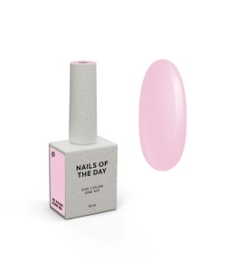 NAILSOFTHEDAY Blush 206 Gel Polish - delikatny, pastelowy jasnoróżowy lakier hybrydowy, 10 ml