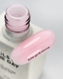 NAILSOFTHEDAY Bottle gel 46 - jasnoróżowy ze srebrną drobinką żel do wzmocnienia paznokci, 10 ml