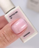 NAILSOFTHEDAY Bottle gel 47 - chłodny róż z drobinką żel do wzmocnienia paznokci, 10 ml