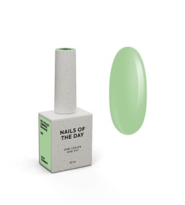 NAILSOFTHEDAY Cabbage 240 Gel Polish - stonowany, pastelowy oliwkowo-pistacjowy lakier hybrydowy, 10 ml