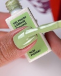 NAILSOFTHEDAY Cabbage 240 Gel Polish - stonowany, pastelowy oliwkowo-pistacjowy lakier hybrydowy, 10 ml