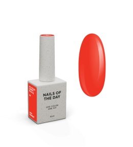 NAILSOFTHEDAY Carrot 219 Gel Polish - nasycony koralowo-pomarańczowy lakier hybrydowy, 10 ml