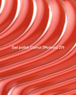NAILSOFTHEDAY Carrot 219 Gel Polish - nasycony koralowo-pomarańczowy lakier hybrydowy, 10 ml