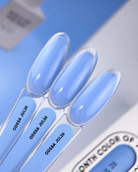 NAILSOFTHEDAY Color of the Month July 2026 Odesa - błękitny lakier hybrydowy, 10 ml