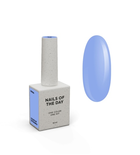 NAILSOFTHEDAY Color of the Month July 2026 Odesa - błękitny lakier hybrydowy, 10 ml