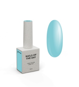 NAILSOFTHEDAY Cover base 19 - półprzezroczysta jasno-błękitna baza hybrydowa, 10 ml