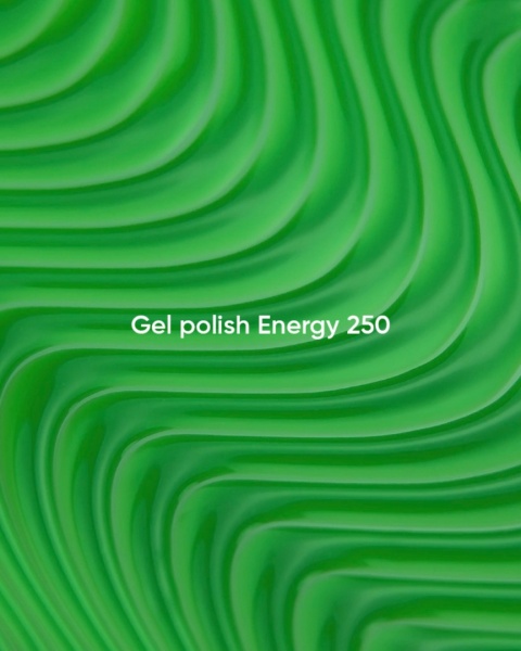 NAILSOFTHEDAY Energy Gel Polish 250 - intensywnie zielony lakier hybrydowy, 10 ml