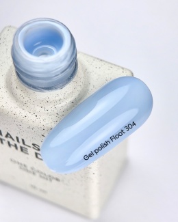 NAILSOFTHEDAY Float 304 Gel Polish - jasny, pastelowy błękitny lakier hybrydowy, 10 ml