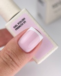 NAILSOFTHEDAY French Gel Polish 01 - mlecznoróżowy lakier hybrydowy, 10 ml