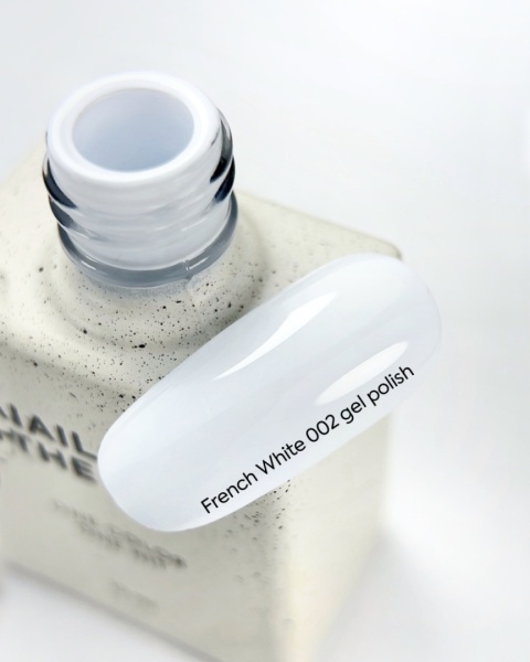 NAILSOFTHEDAY French White Gel Polish - kryjący biały lakier hybrydowy, 10 ml