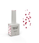 NAILSOFTHEDAY Kupidon top 02 - top z bordowymi serduszkami bez lepkiej warstwy, 10 ml