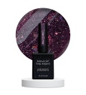 NAILSOFTHEDAY Reflective base 11 - baza hybrydowa z efektem "flash" z fioletowymi płatkami, 10 ml