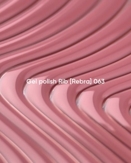 NAILSOFTHEDAY Rib 063 Gel Polish - elegancki, przygaszony różowy lakier hybrydowy, 10 ml
