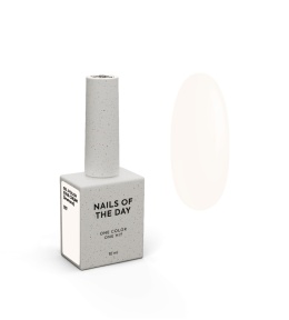 NAILSOFTHEDAY Sour Cream 007 Gel Polish - jasnoszary, złamany bielą (off-white) lakier hybrydowy, 10 ml