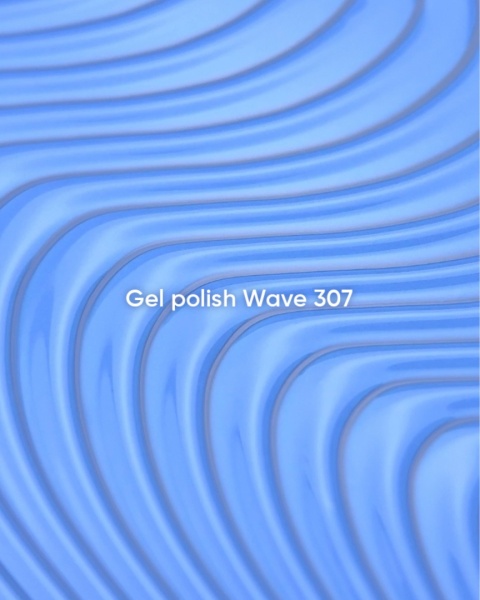 NAILSOFTHEDAY Wave Gel Polish 307 - jasnoniebieski lakier hybrydowy, 10 ml