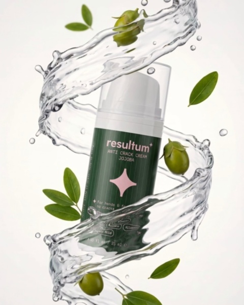 Resultum Anti сrack cream Jojoba – krem do rąk i stóp na pęknięcia, 25 ml